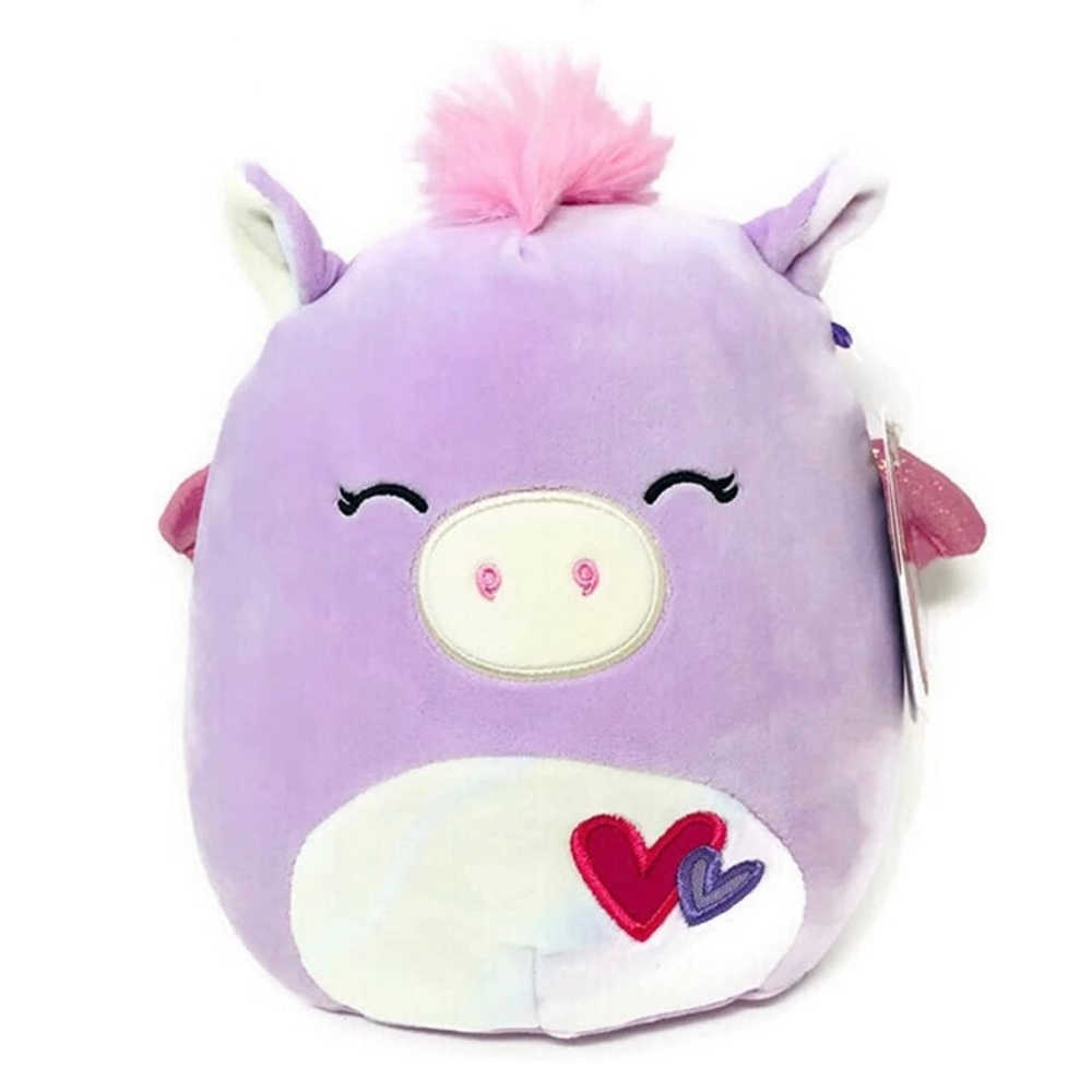 NWT Squishmallows Rei the Pegasus 8 Inch Valentine’s Day Plush